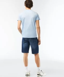 Pantalons & Shorts-Lacoste Pantalons & Shorts Bermuda Slim Fit En Denim