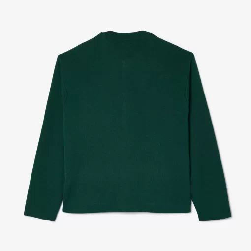 Pullovers-Lacoste Pullovers Cardigan X Le Fleur Epaules Tombantes