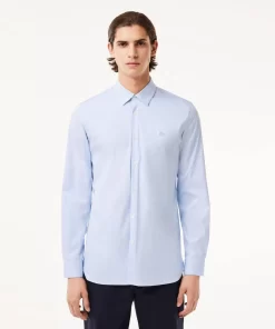 Chemises-Lacoste Chemises Chemise Homme Slim Fit Avec Rayures En Popeline Stretch