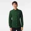 Chemises-Lacoste Chemises Chemise Homme Slim Fit En Pique De Coton