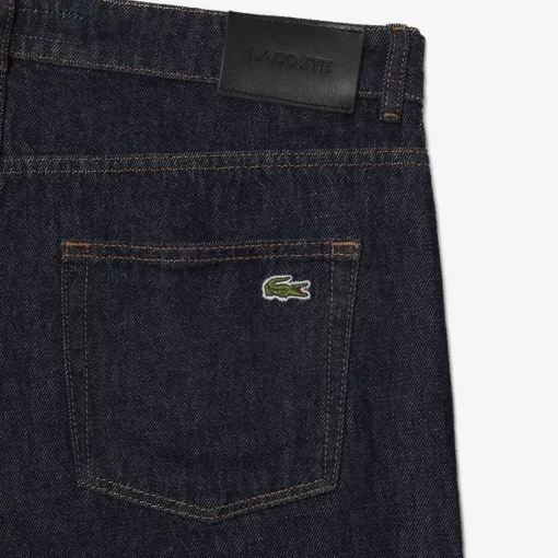 Pantalons & Shorts-Lacoste Pantalons & Shorts Jean Homme 5 Poches En Denim De Coton
