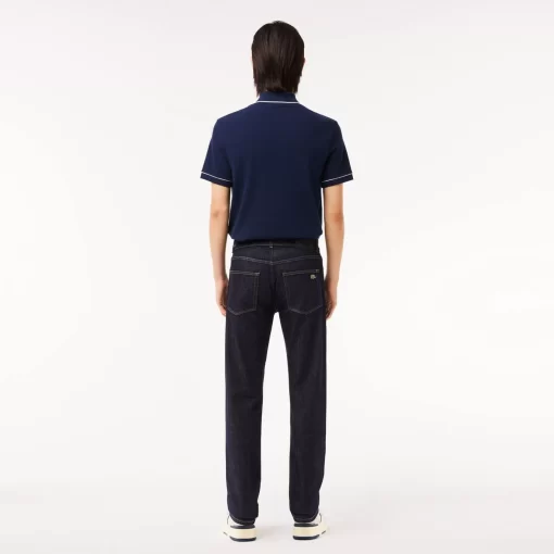 Pantalons & Shorts-Lacoste Pantalons & Shorts Jean Slim Fit En Denim De Coton Stretch