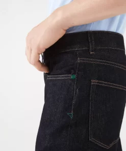 Pantalons & Shorts-Lacoste Pantalons & Shorts Jean Slim Fit En Denim De Coton Stretch