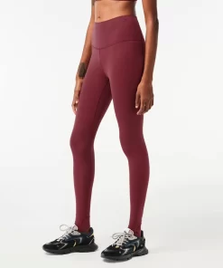 Vetements De Sport-Lacoste Vetements De Sport Legging Fuseau Femme En Polyamide Recycle