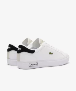 Sneakers-Lacoste Sneakers Men'S Powercourt Logo Tongue Leather Trainers