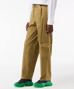 Pantalons & Shorts-Lacoste Pantalons & Shorts Pantalon Cargo En Gabardine De Coton Extensible