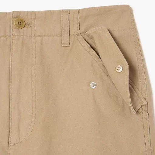 Pantalons & Shorts-Lacoste Pantalons & Shorts Pantalon Cargo Straight Fit En Coton