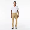 Pantalons & Shorts-Lacoste Pantalons & Shorts Pantalon Chino Slim Fit En Coton Stretch Uni