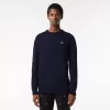 Pullovers-Lacoste Pullovers Pull Classic Fit Maille Torsadee En Laine