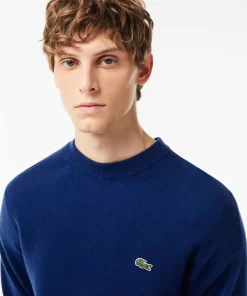 Pullovers-Lacoste Pullovers Pull Homme Relaxed Fit Col Rond En Laine