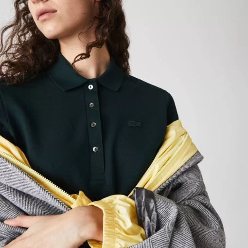 Robes & Jupes-Lacoste Robes & Jupes Robe Polo En Pique De Coton Stretch