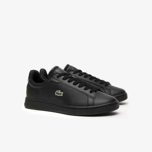 Chaussures-Lacoste Chaussures Sneakers Carnaby Pro Bl Junior En Synthetique Ton Sur Ton