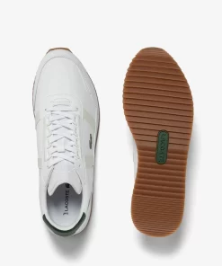 Sneakers-Lacoste Sneakers Sneakers Partner Retro Homme En Textile, Detail Au Talon