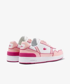 Chaussures-Lacoste Chaussures Sneakers T-Clip Junior Detail Colore
