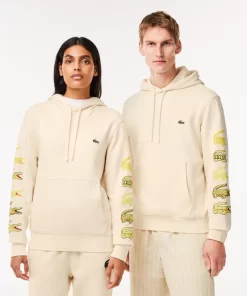 Sweatshirts-Lacoste Sweatshirts Sweatshirt A Capuche Avec Crocodiles Contrastes