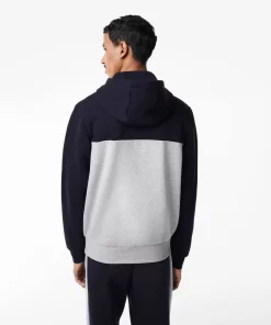 Sweatshirts-Lacoste Sweatshirts Sweatshirt A Capuche Homme Classic Fit Color-Block Avec Marquage