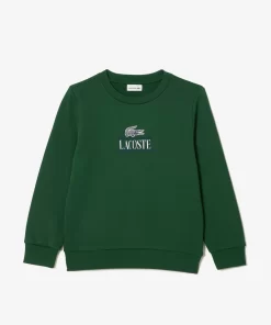 Vetements Garcon-Lacoste Vetements Garcon Sweatshirt Avec Imprime Iconique En Coton