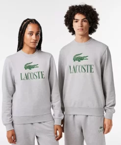 Sweatshirts-Lacoste Sweatshirts Sweatshirt Jogger Avec Marquage En Molleton De Coton