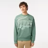 Sweatshirts-Lacoste Sweatshirts Sweatshirt Jogger Col Rond Homme Loose Fit Imprime Crocodile