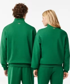 Sweatshirts-Lacoste Sweatshirts Sweatshirt Jogger Unisexe Col Montant Zippe En Coton Biologique