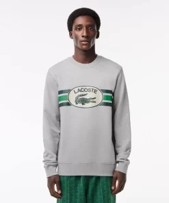 Sweatshirts-Lacoste Sweatshirts Sweatshirt Loose Fit Imprime Monogramme En Molleton