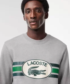 Sweatshirts-Lacoste Sweatshirts Sweatshirt Loose Fit Imprime Monogramme En Molleton