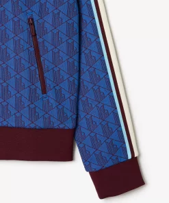Sweatshirts-Lacoste Sweatshirts Sweatshirt Zippe Paris Col Montant Jacquard Monogramme