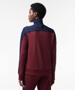 Survetements-Lacoste Survetements Sweatshirt Zippe Paris Color-Block En Interlock Pique
