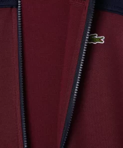 Survetements-Lacoste Survetements Sweatshirt Zippe Paris Color-Block En Interlock Pique