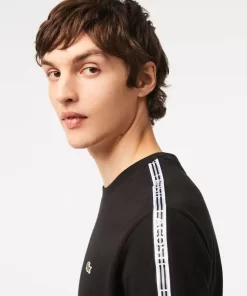 T-Shirts-Lacoste T-Shirts T-Shirt Homme Regular Fit Avec Bandes Siglees Contrastees