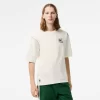 Tennis-Lacoste Tennis T-Shirt Homme Sport Edition Roland Garros En Jersey Epais