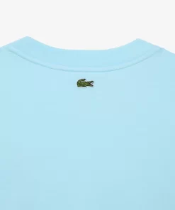 T-Shirts-Lacoste T-Shirts T-Shirt Oversize Imprime Crocodiles Iconiques