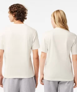T-Shirts-Lacoste T-Shirts T-Shirt Relaxed Fit Avec Imprime Signature